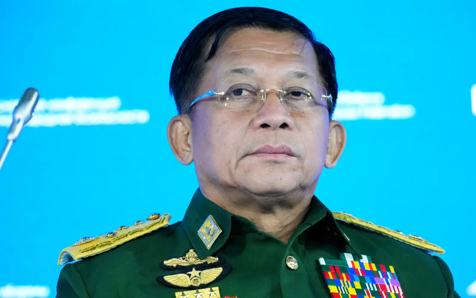 Cover Image for Myanmar’s junta chief makes first appearance at memorial event