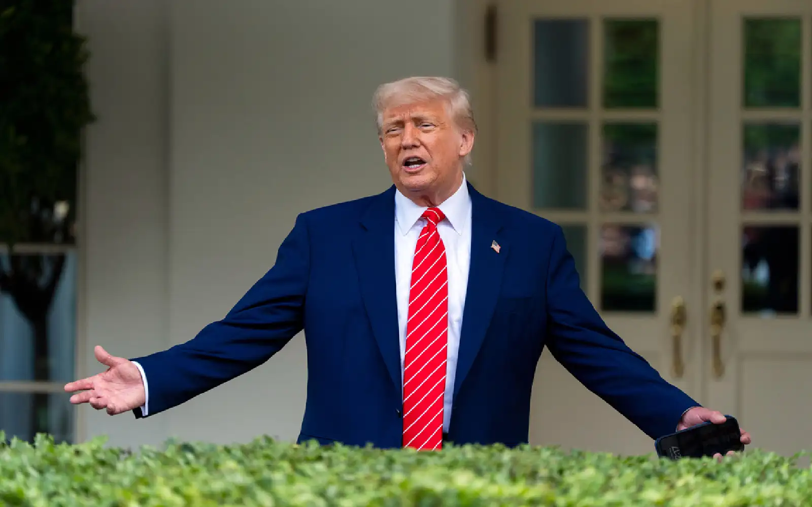 Cover Image for Trump says tariffs on China will come down from 145%