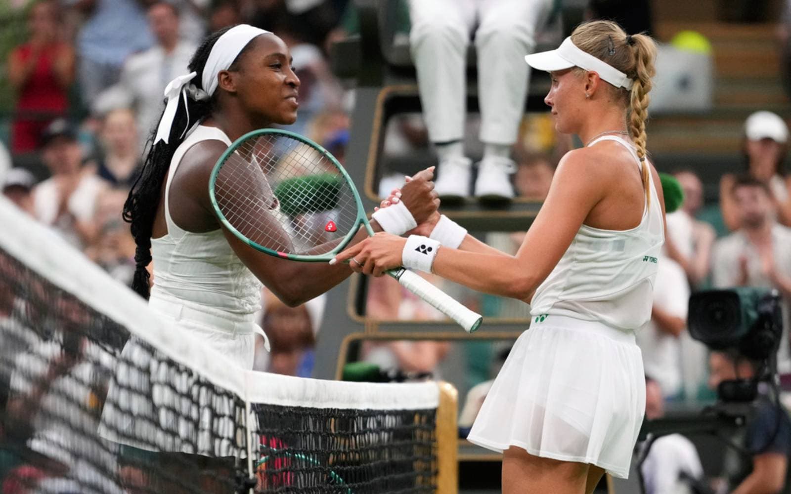 Cover Image for Gauff vows to make changes after shock Wimbledon exit