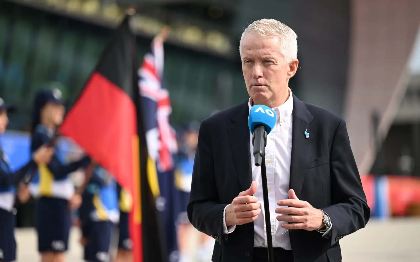 Cover Image for Australian Open chief Tiley steps down to take top US job