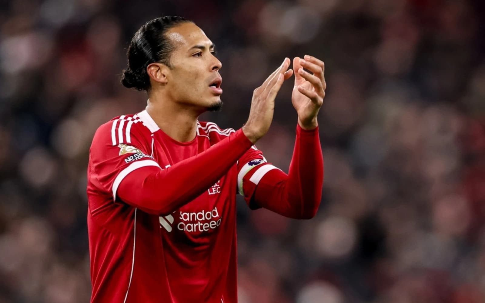 Cover Image for Liverpool captain Van Dijk hails Szoboszlai as future ‘leader’