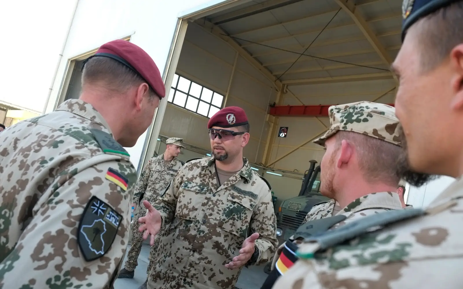 Cover Image for Germany moves troops out of Iraq, citing Middle East ‘tensions’