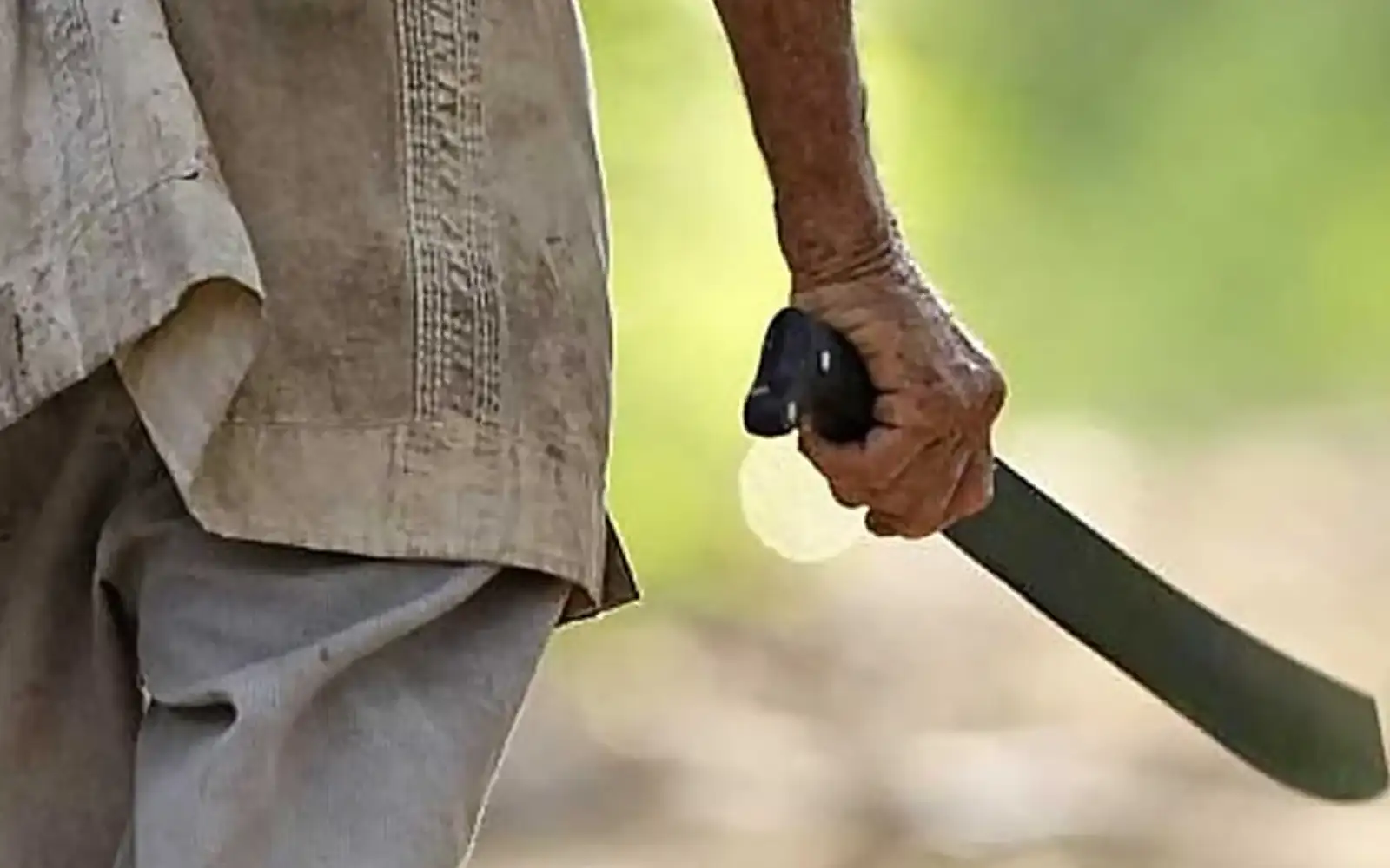 Cover Image for Polis tahan lelaki tetak isteri, anak perempuan guna parang