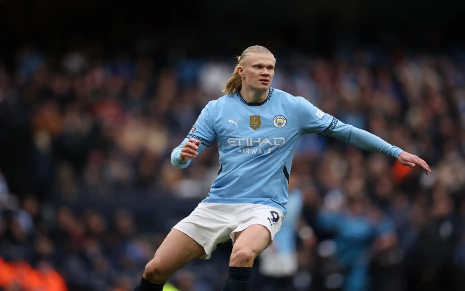 Cover Image for Man City’s Haaland becomes fastest player to 100 Premier League goals