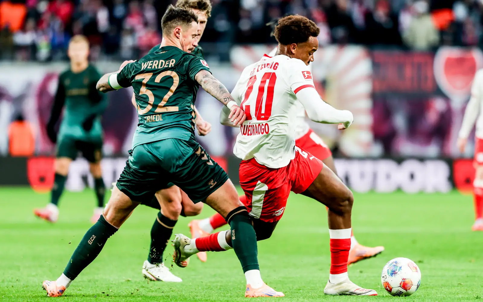 Cover Image for Ouedraogo stunner sends Leipzig second in Bundesliga