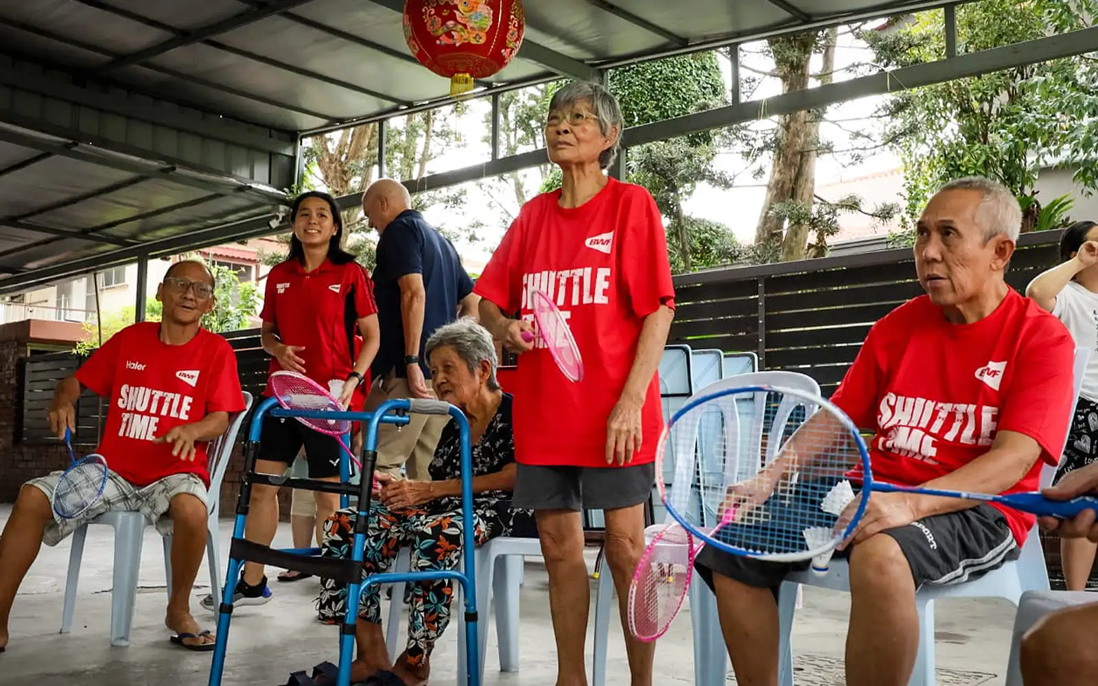 Cover Image for Badminton brings a fresh spark to care home seniors