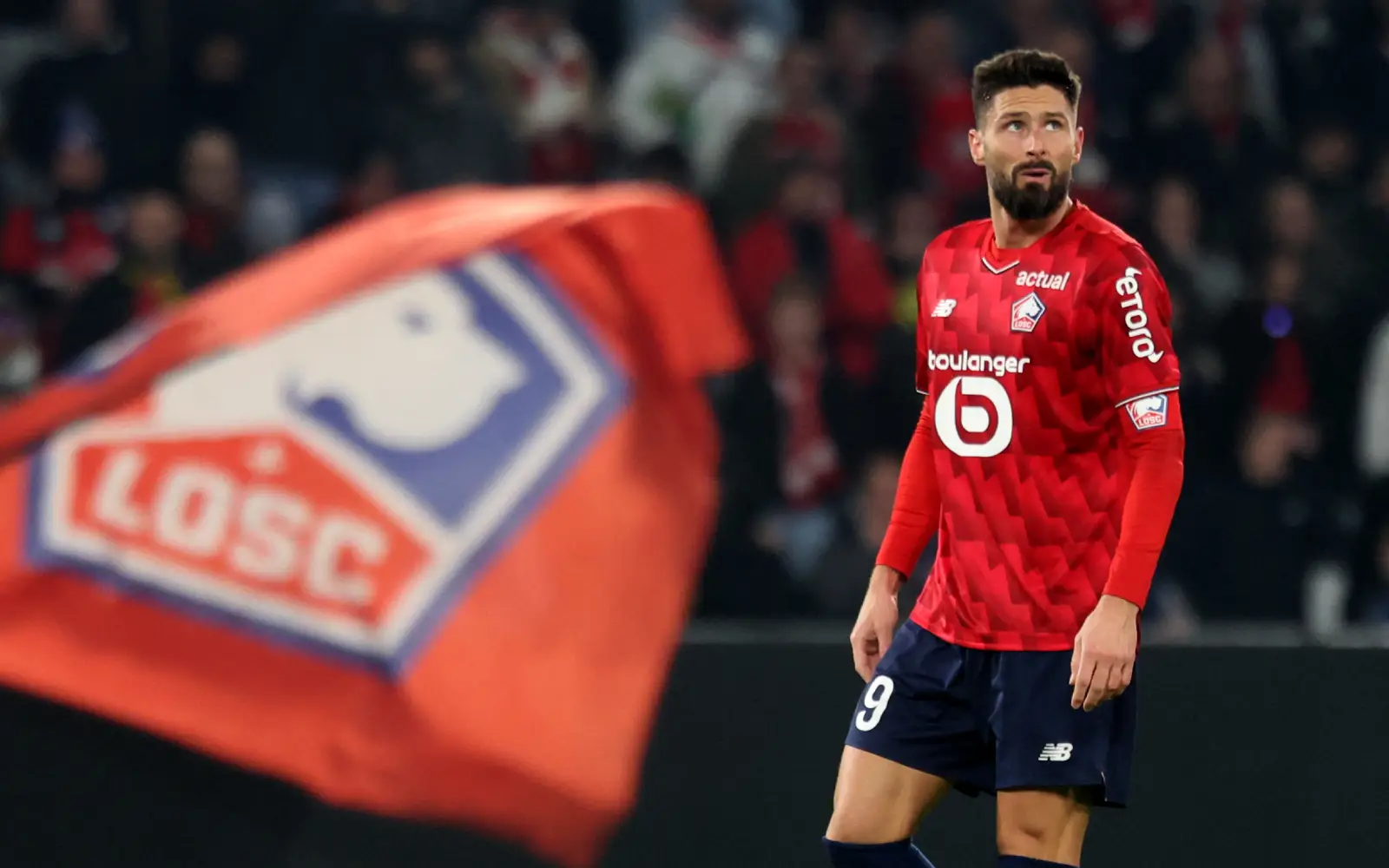 Cover Image for Giroud brace earns Lille win over Paris FC in Ligue 1
