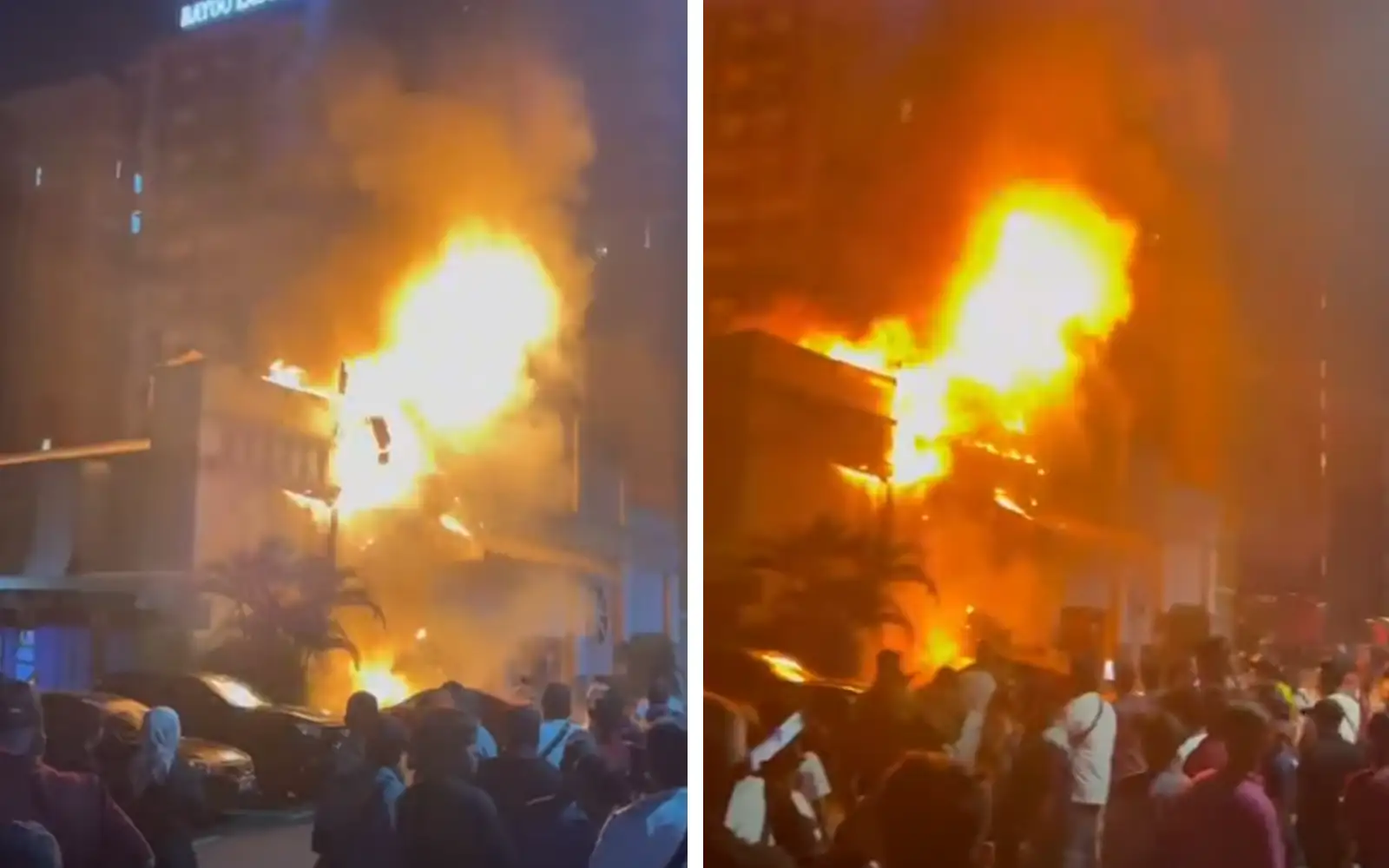 Cover Image for Fiery end to company dinner at Melaka hotel