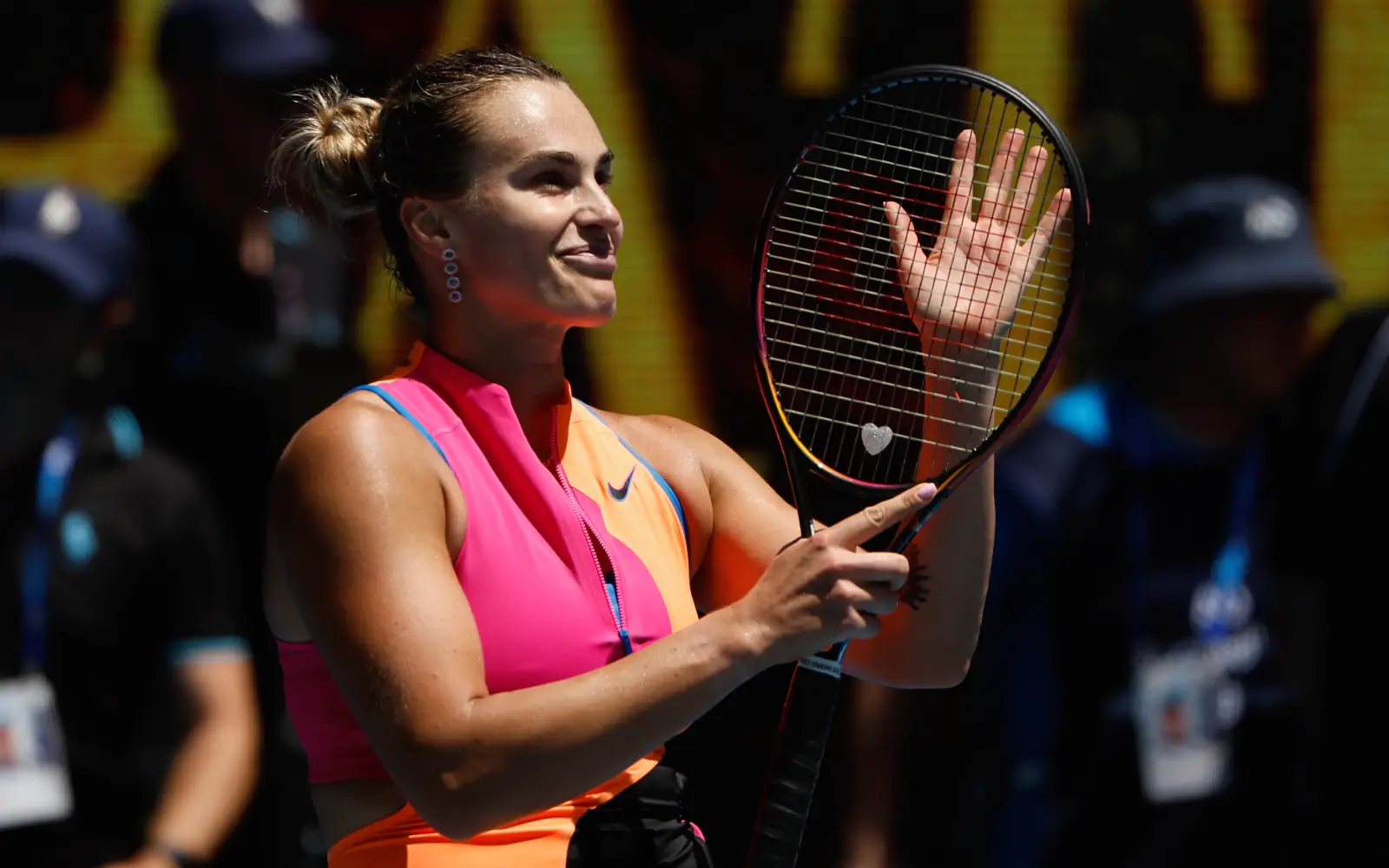 Cover Image for Sabalenka surges past teenager Mboko into Australian Open quarter-finals