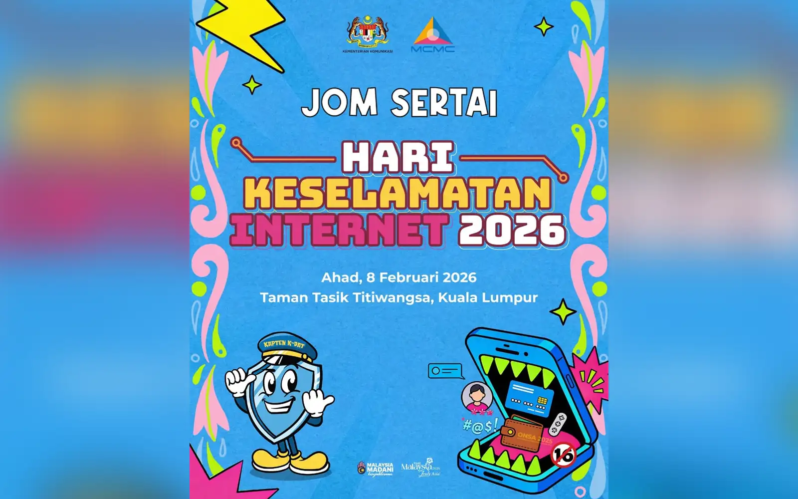 Cover Image for Hari Keselamatan Internet 2026 promosi guna teknologi, AI secara selamat