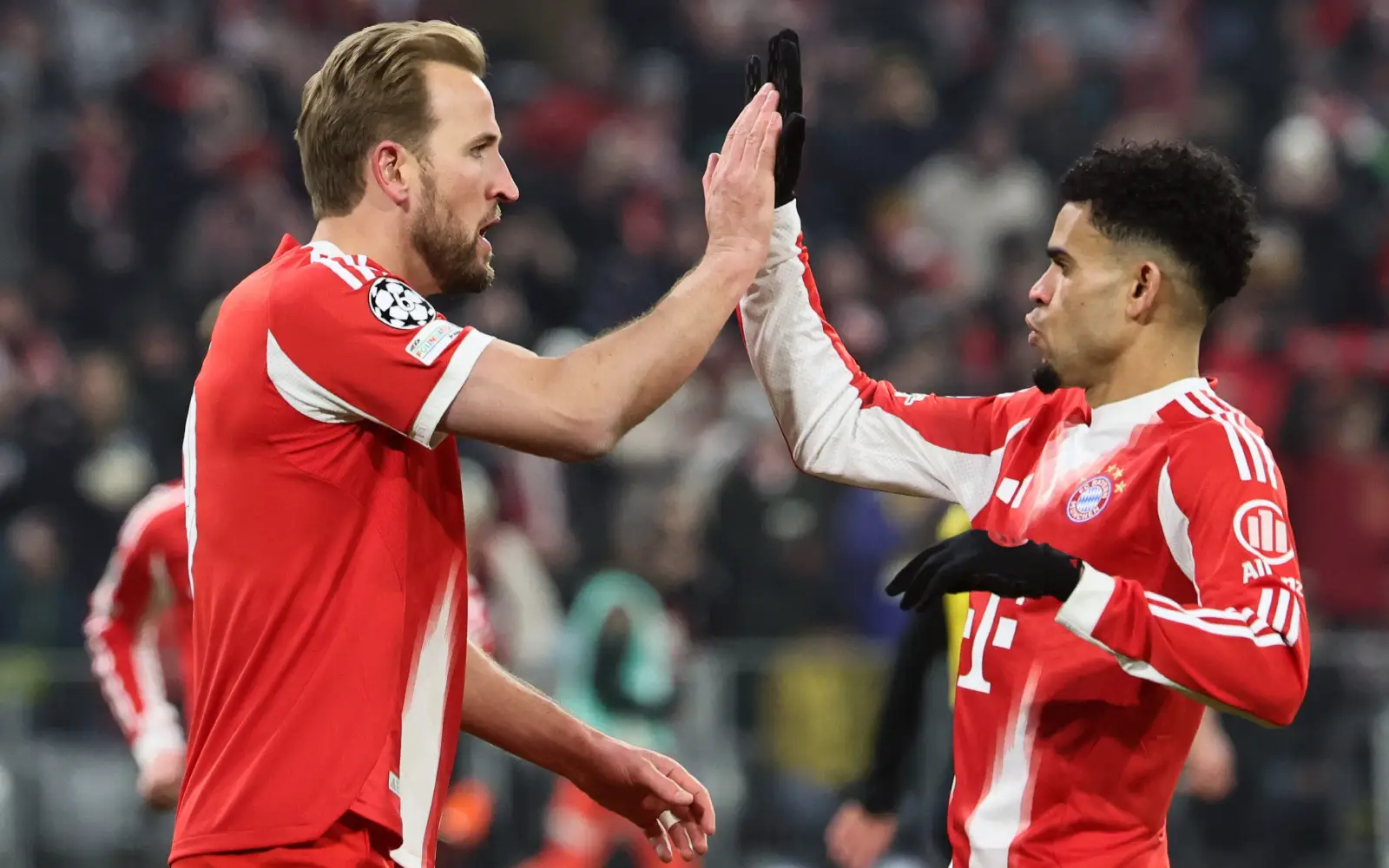 Cover Image for Kane’s double fires Bayern into Champions League last 16