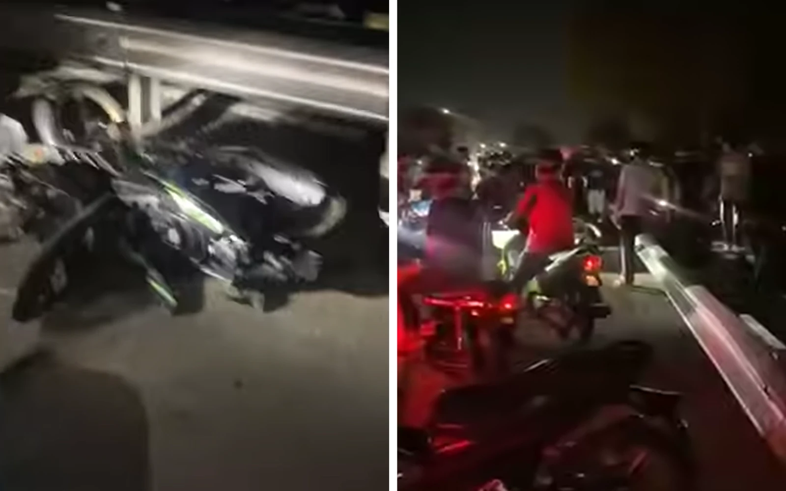 Cover Image for Teen killed in 8-motorcycle crash