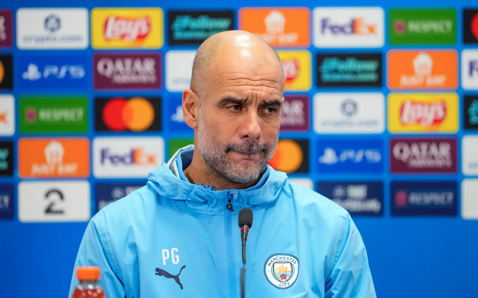Cover Image for Guardiola expects short absence for injured Haaland
