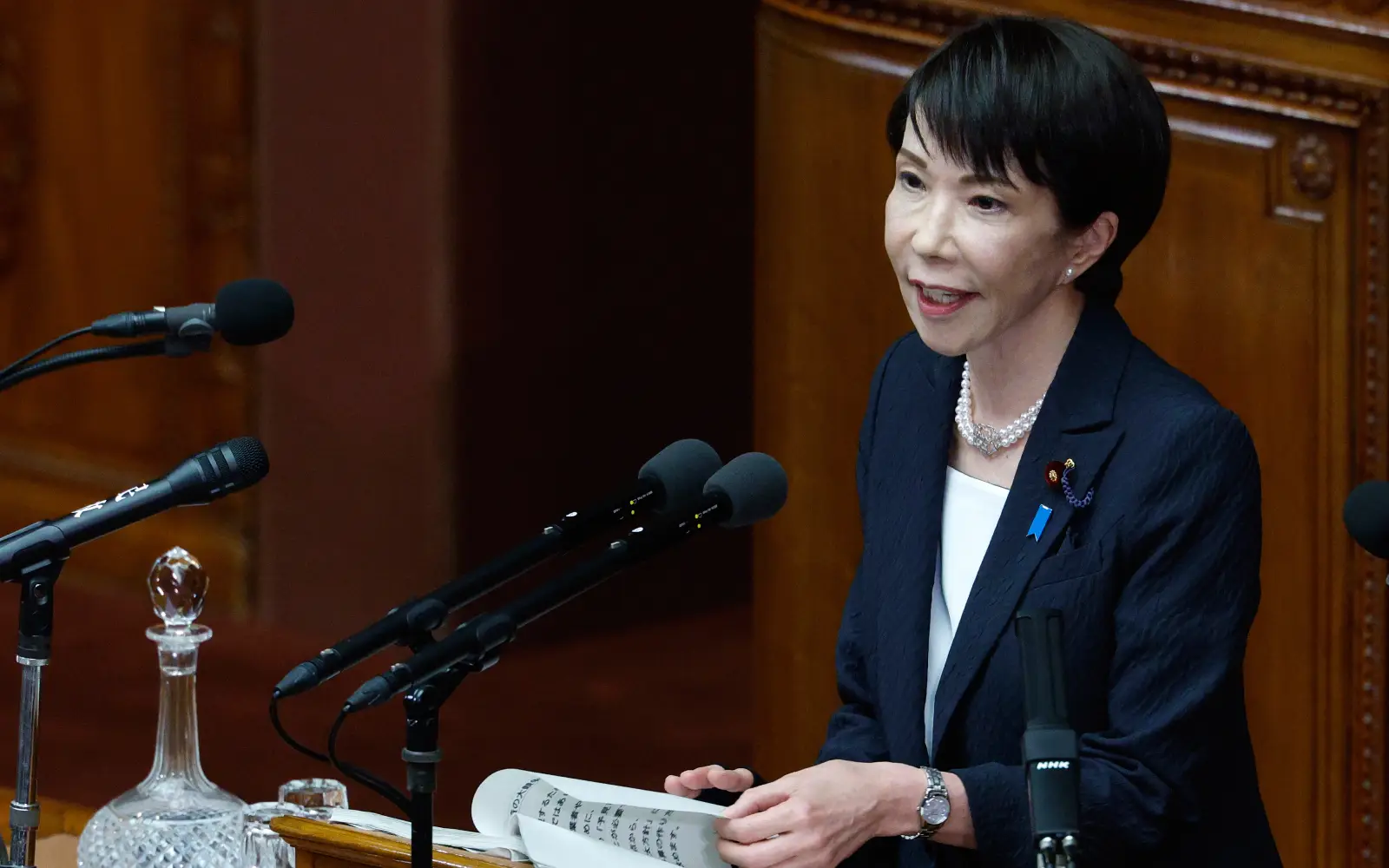 Cover Image for Japan’s PM Takaichi warns of China ‘coercion’, vows security overhaul