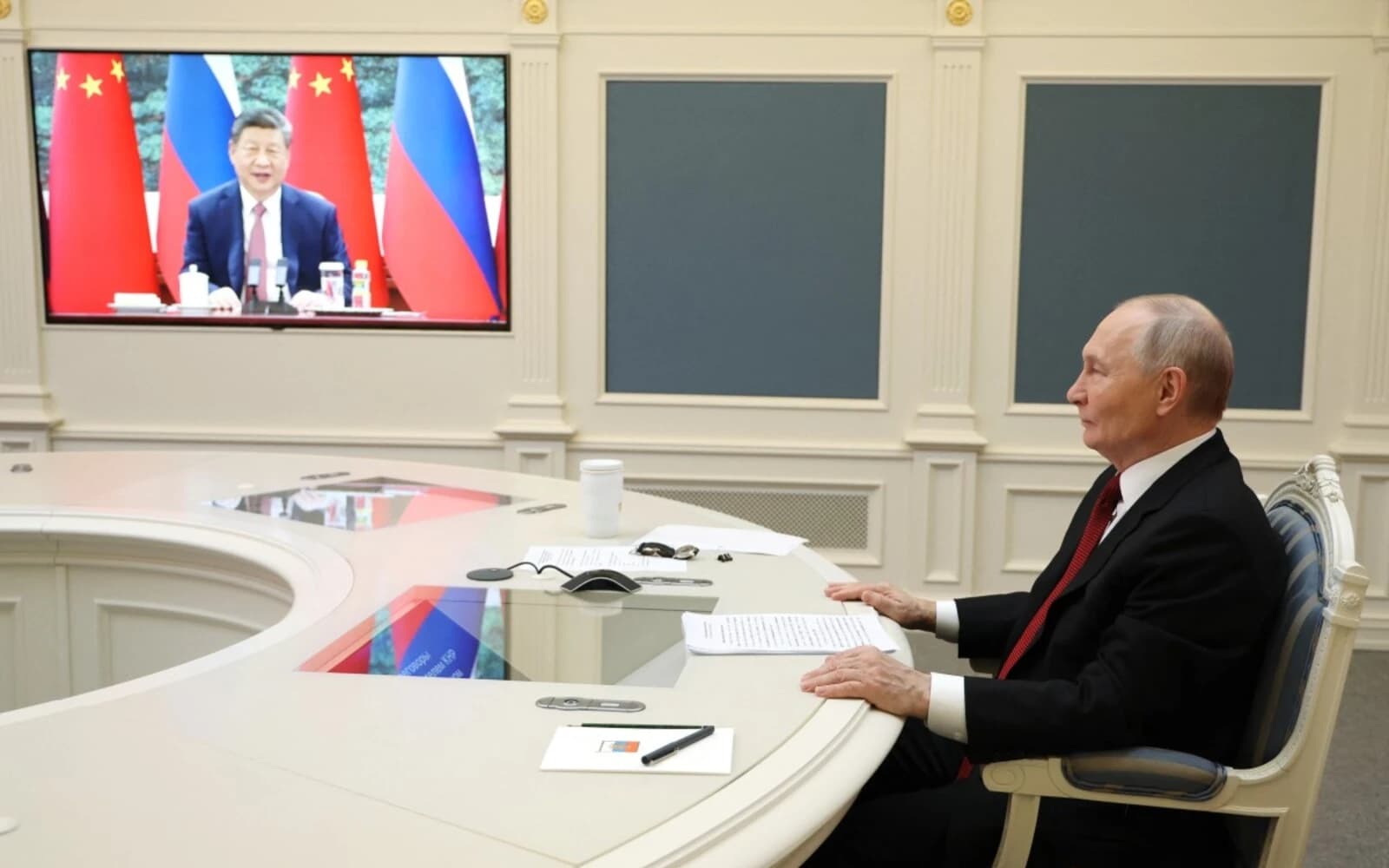 Cover Image for Xi, Putin hail ‘stabilising’ China-Russia alliance
