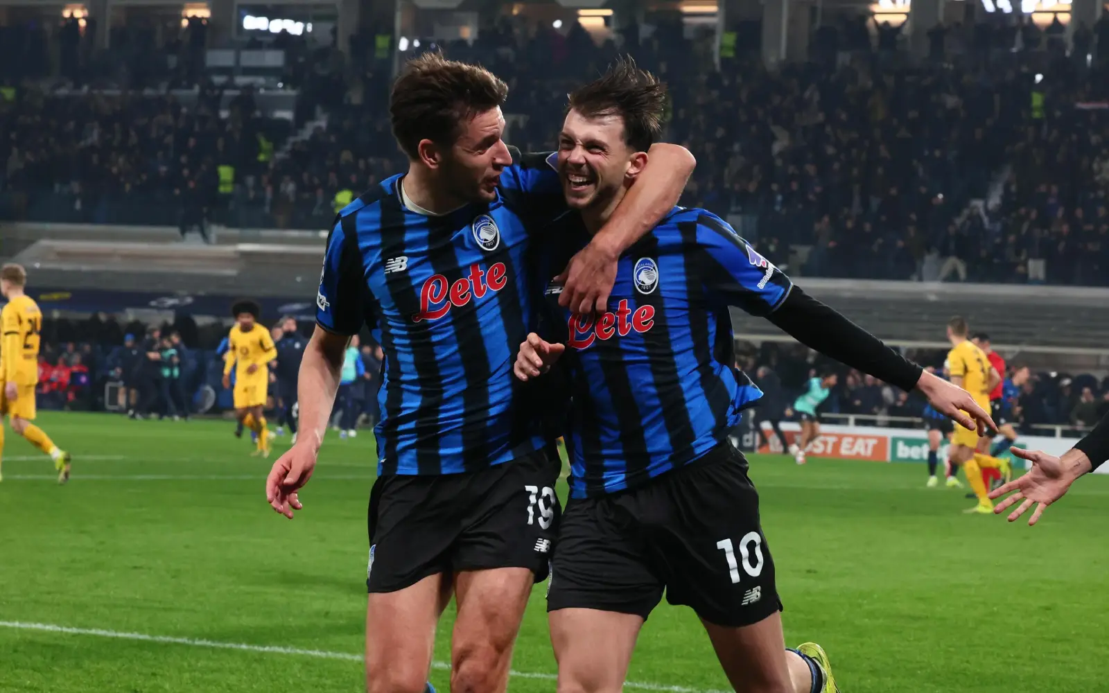 Cover Image for Atalanta eliminate Dortmund to reach Champions League last 16