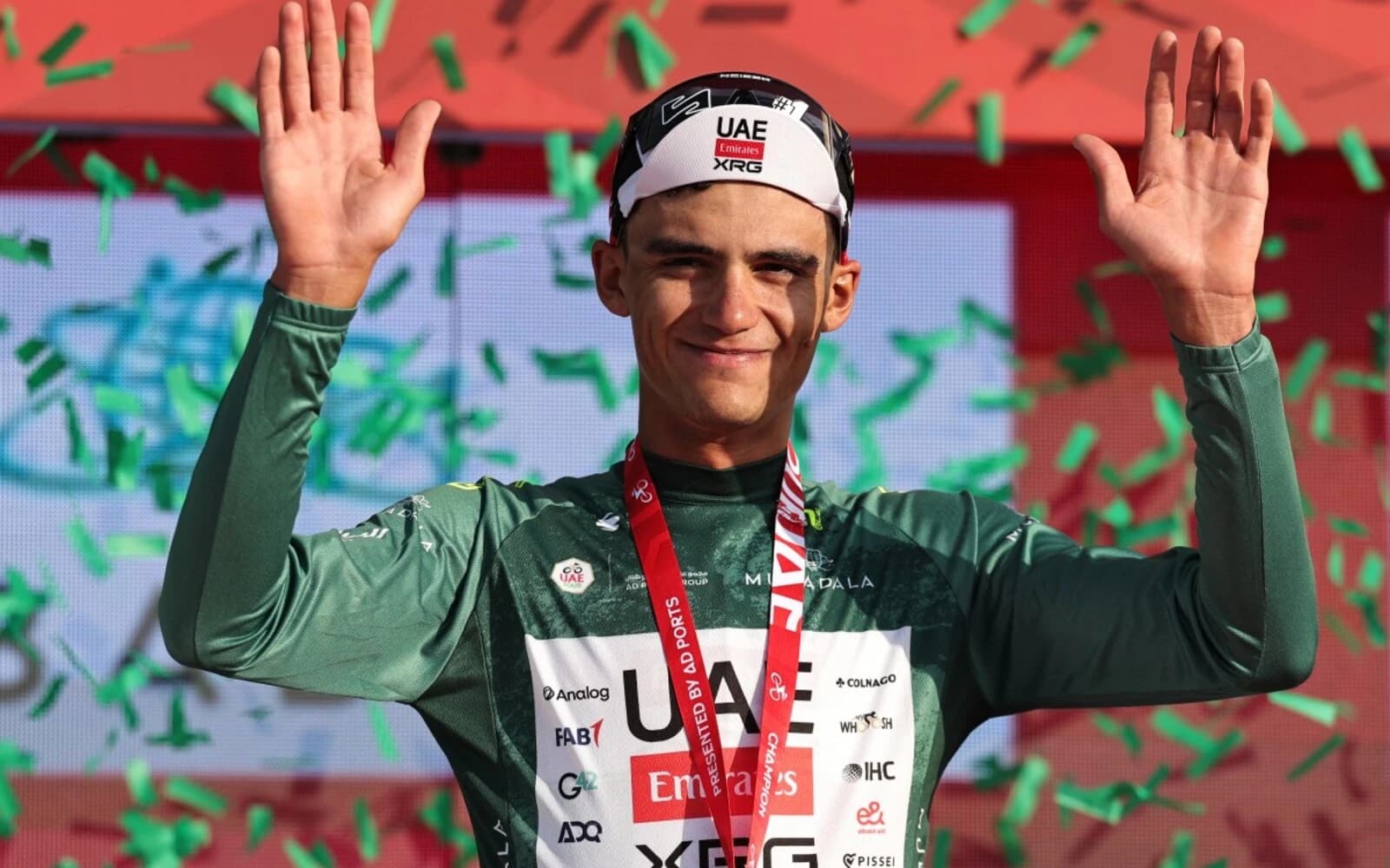 Cover Image for Mexico’s Del Toro wins stage to take overall UAE Tour lead