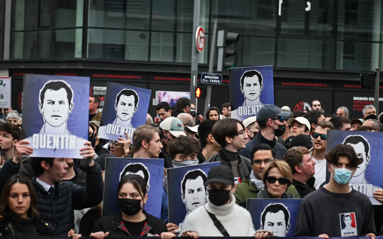 Cover Image for Thousands march in France for slain far-right activist